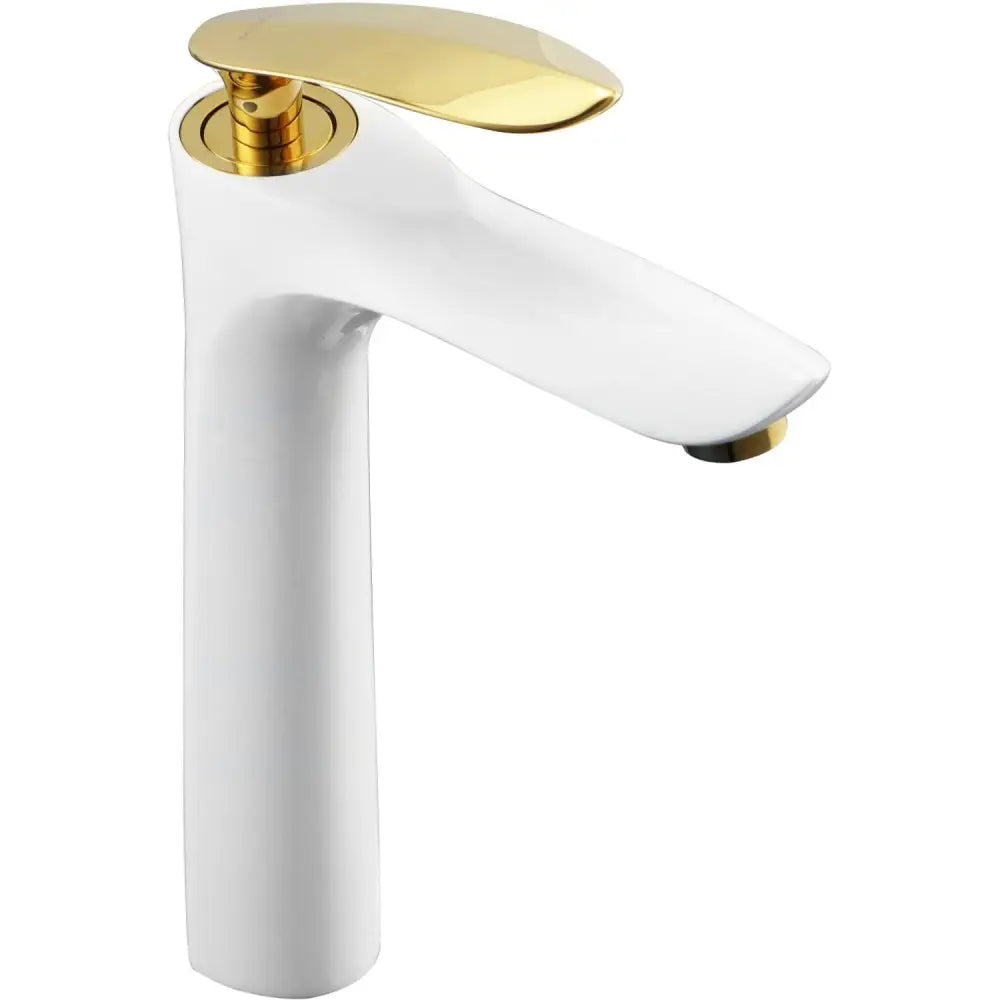 Lily Høy Servantkran Hvit/gull - 73610