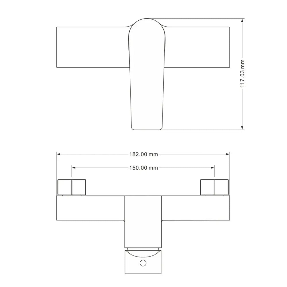 Lynx Dq40 Dusjbatteri med Dusjsett Svart - 74594dq40