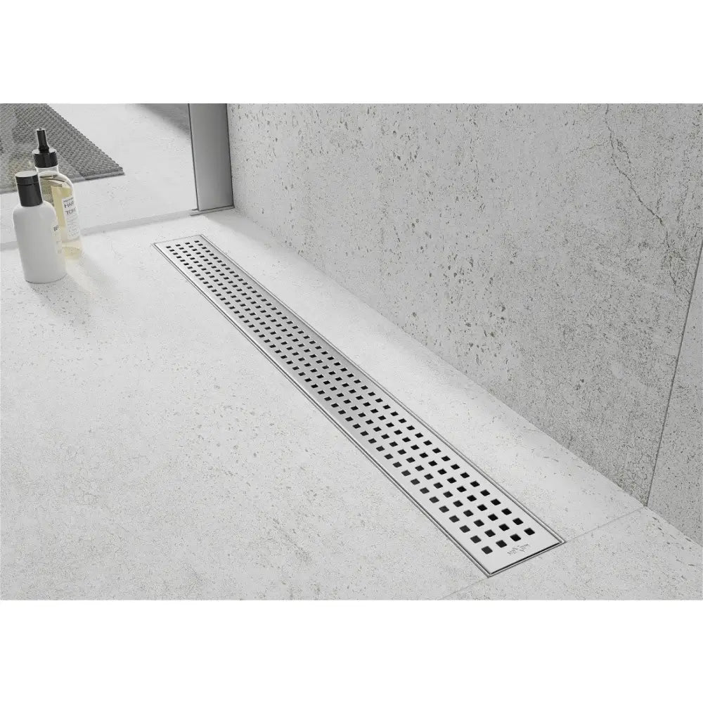 M08 Deksel for Linjeavløp 70 Cm Krom