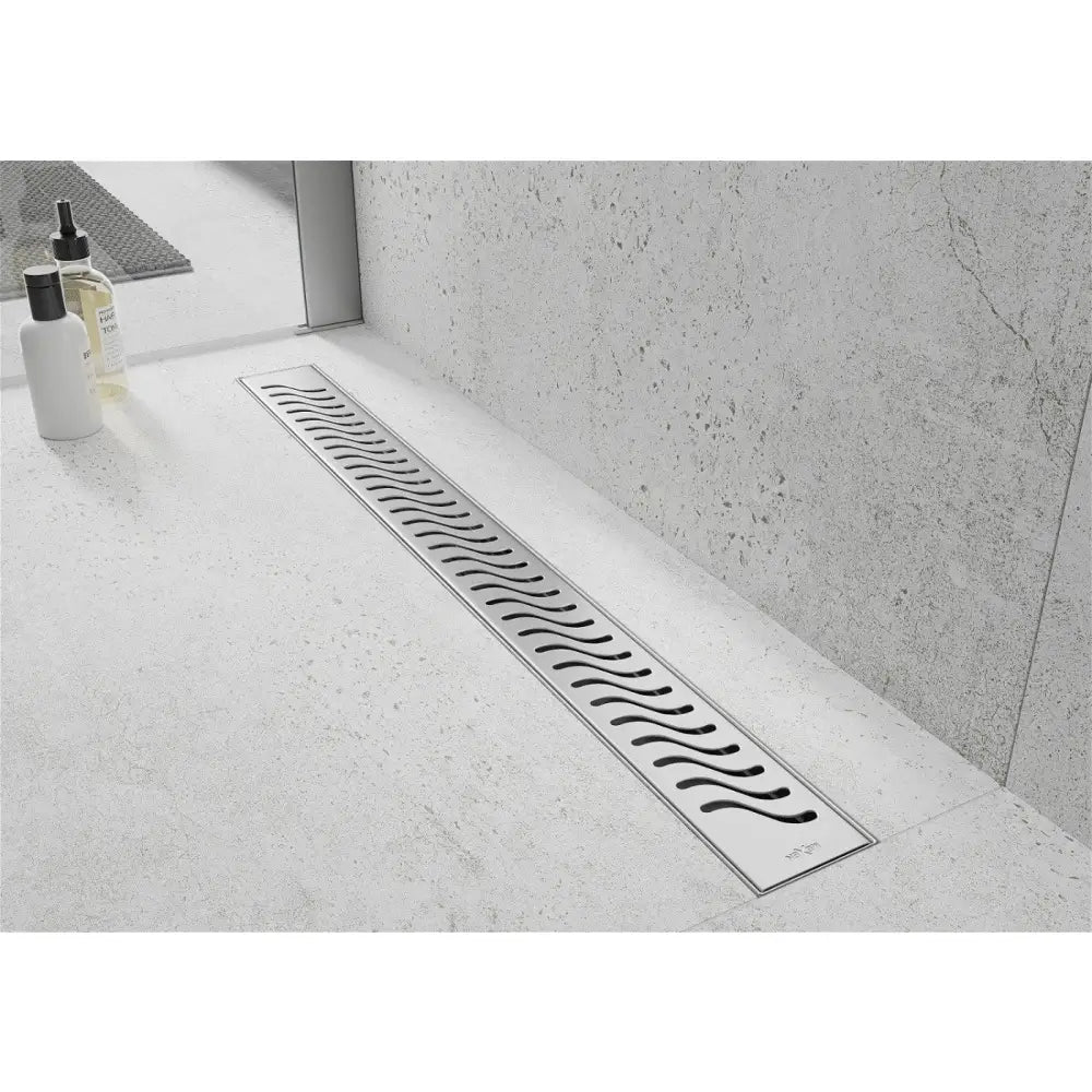 M09 Maskering for Lineær Avløp 90 Cm Krom