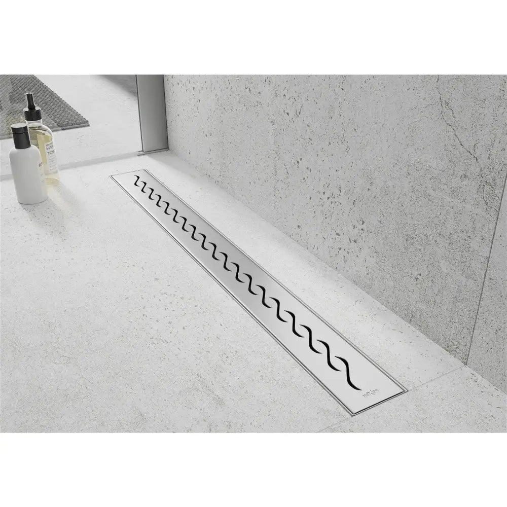 M18 Deksel for Lineær Avløp 100 Cm Krom