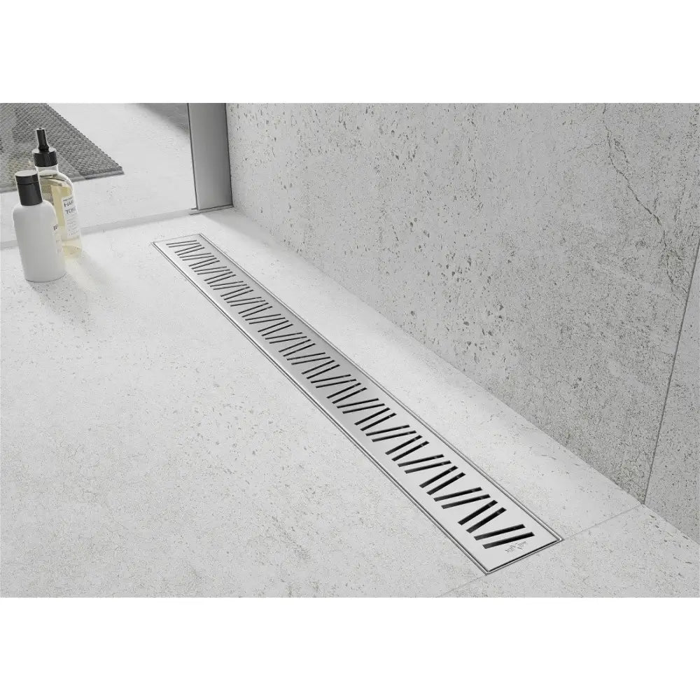 M22 Dekksel for Lineær Avløp 100 Cm Krom