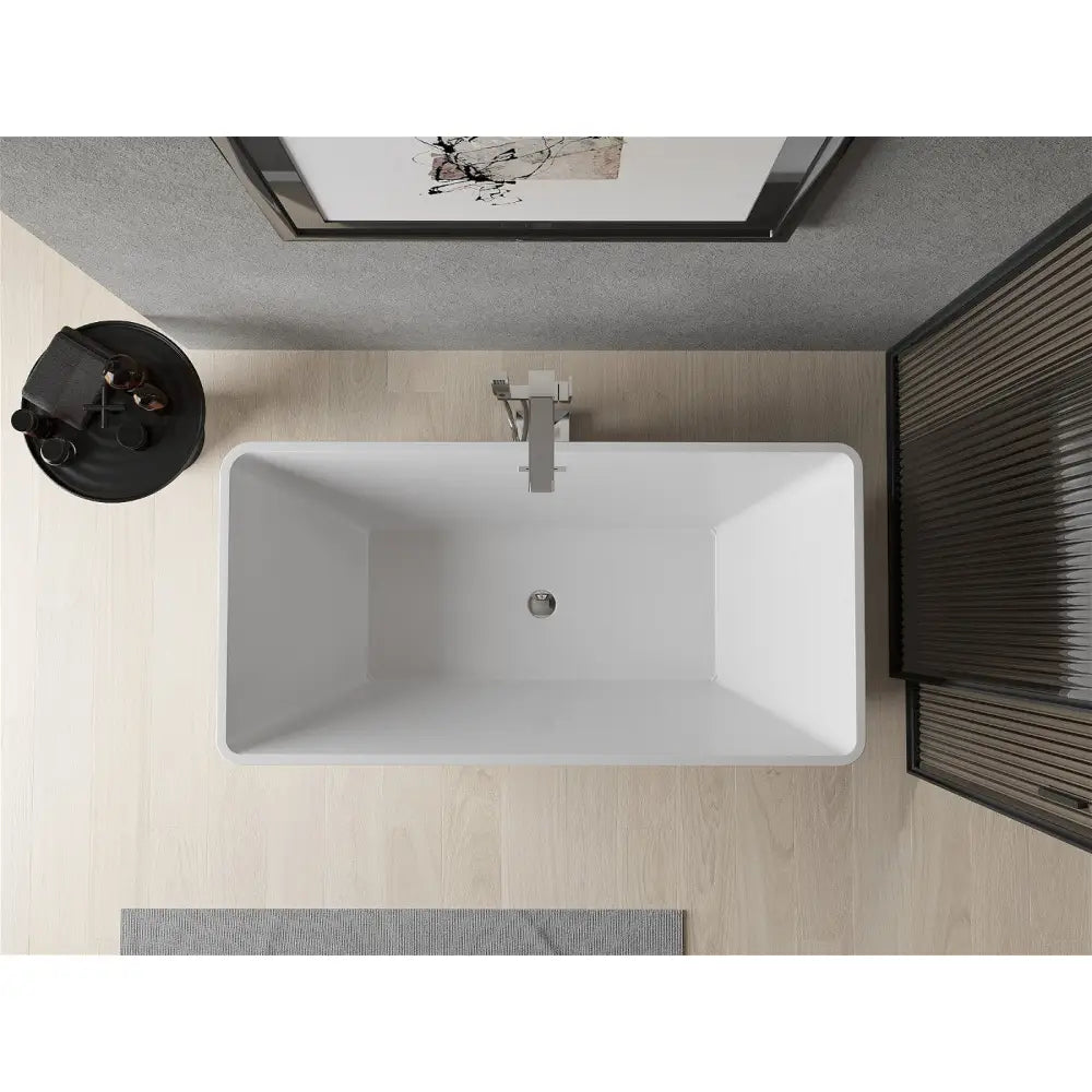 Malaga Frittstående Badekar 150x75 Cm Hvit