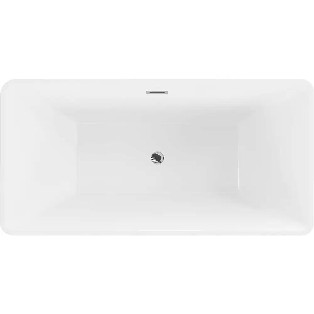 Malaga Frittstående Badekar 150x75 Cm Hvit