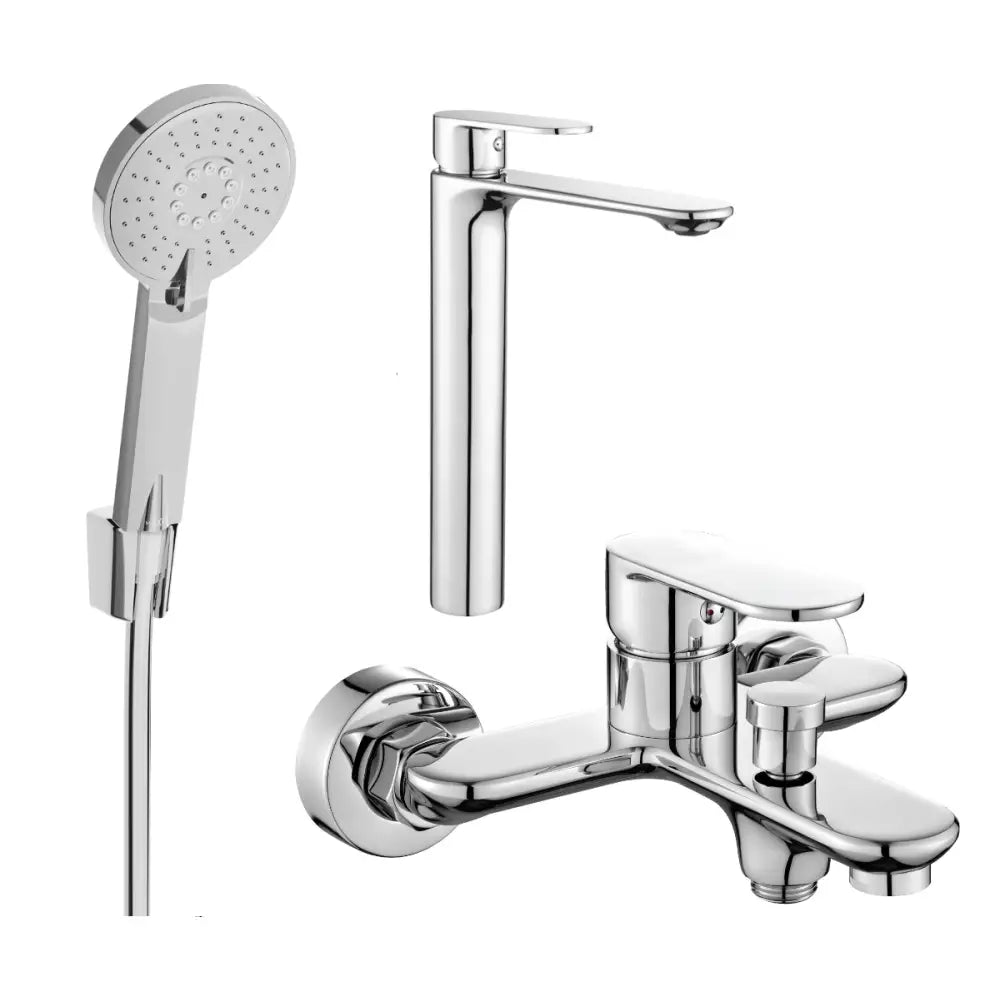 Milo R40 Badekarsett Krom - 71313r40