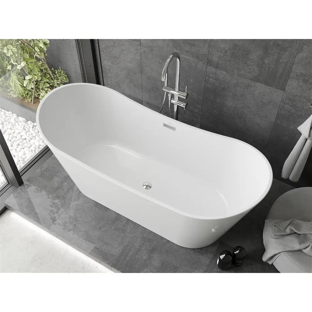 Montana Frittstående Badekar 180x80 Cm Hvit