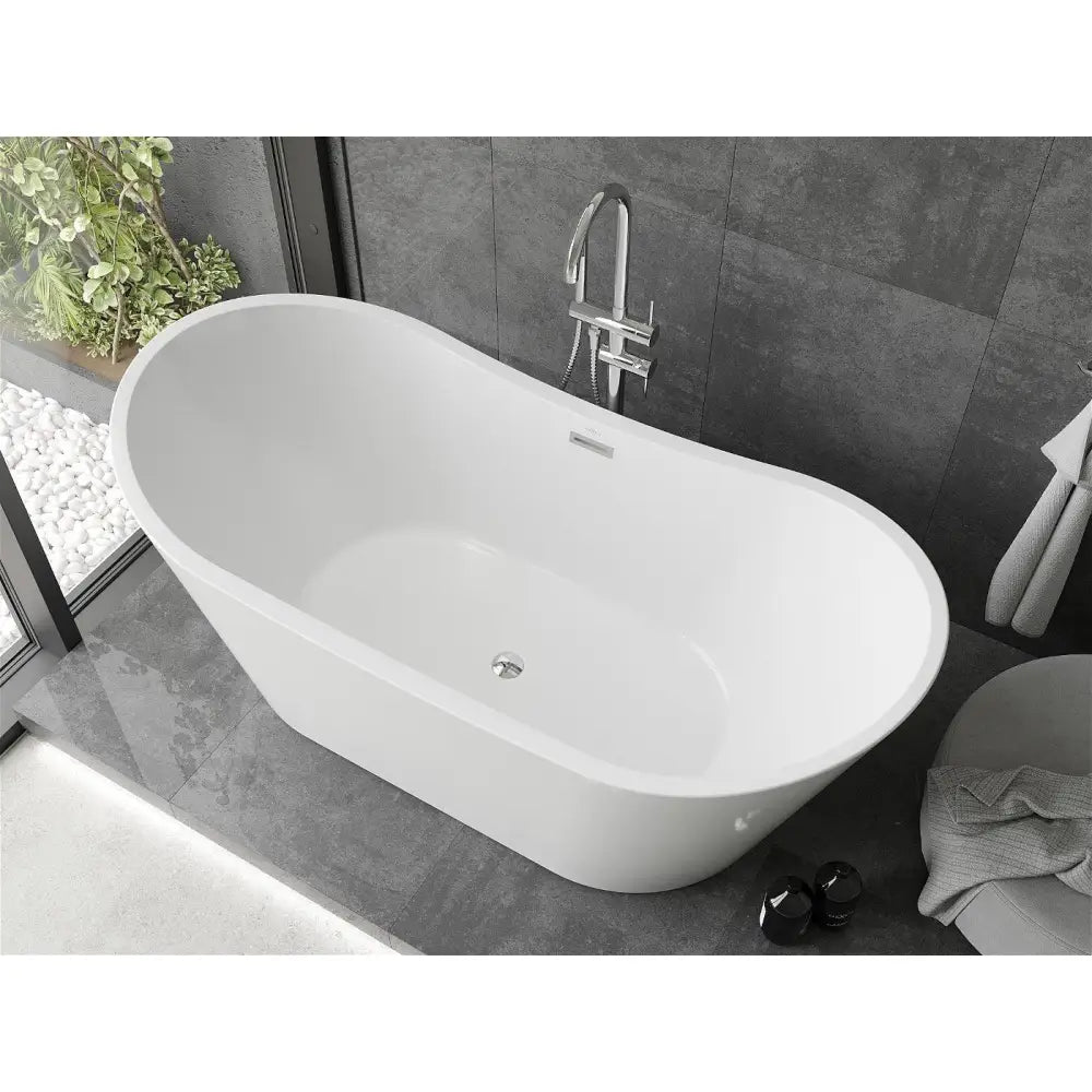 Montana Frittstående Badekar 180x90 Cm Hvit