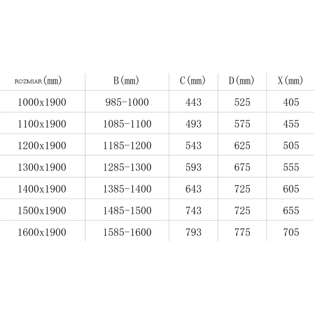 Skyvedører for Dusj 140 Cm Gjennomsiktig Gull