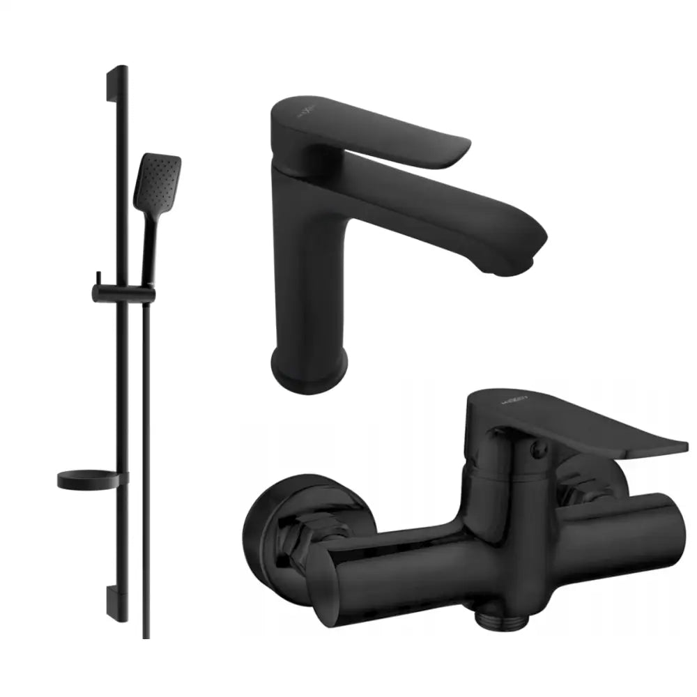 Pecos Ds62 Dusjsett Svart - 72704ds62