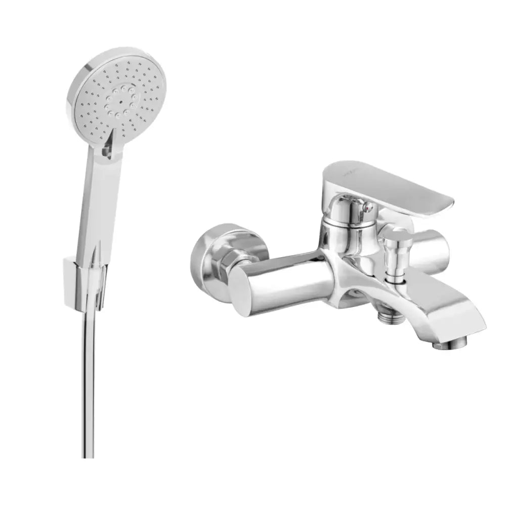 Pecos R40 Badekarsbatteri med Dusjsett Krom - 7273r40-