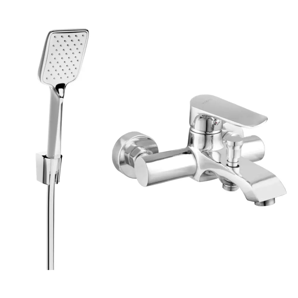 Pecos R62 Badekarsbatteri med Dusjsett Krom - 7273r62-