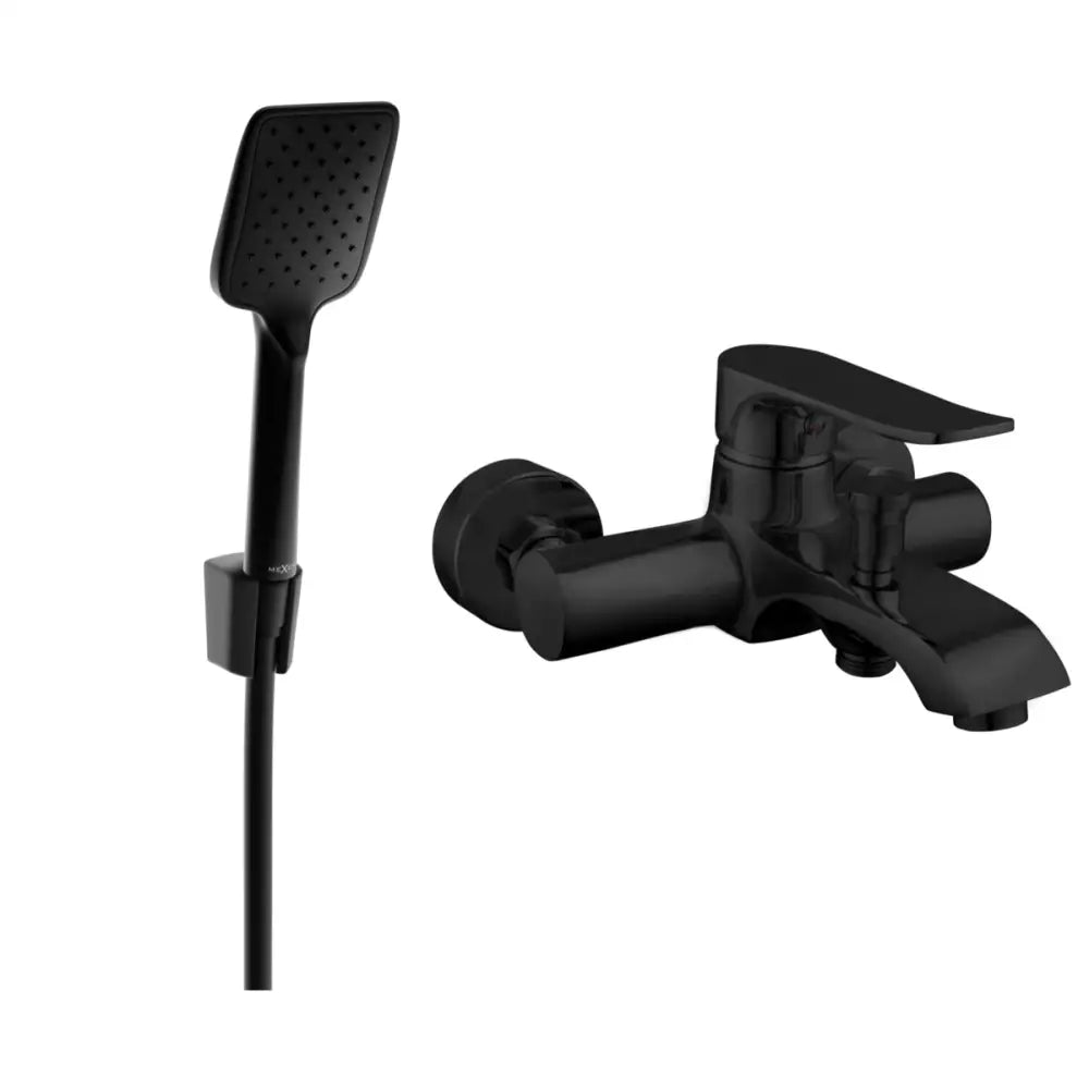 Pecos R62 Badekarsbatteri med Dusjsett Svart - 7273r62-