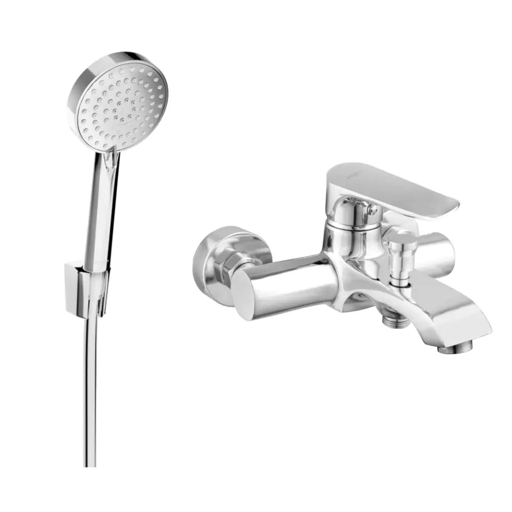 Pecos R75 Badekarbatteri med Dusjsett Krom - 7273r75-