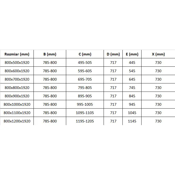 Dusjhjørne med Dusjbrett 80x100 Cm Grafitt S2