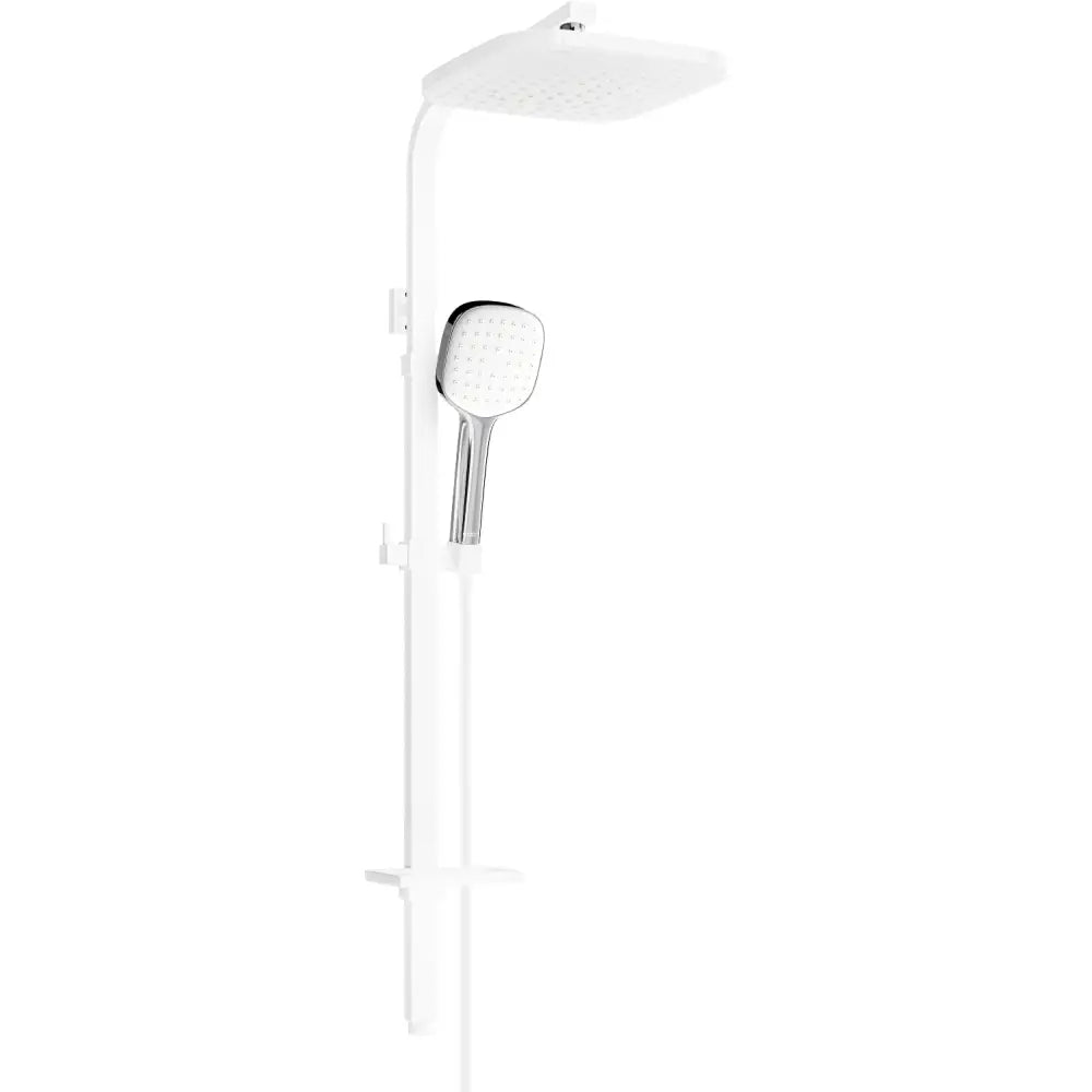 Dusjsett med Takdusj Hvit/krom