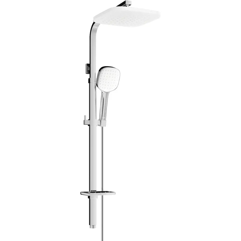 Dusjsett med Takdusj Krom/hvit S2