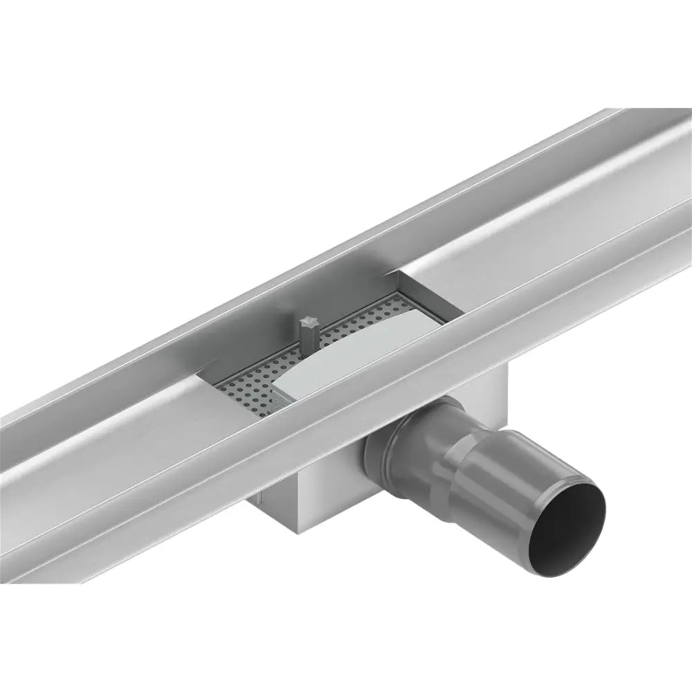 Sluk med Filter for Linjeavløp Grå