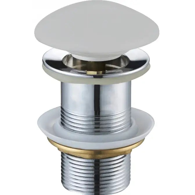 Slukpropp Klik-klak Rund Platina Keramisk Matt - 79910