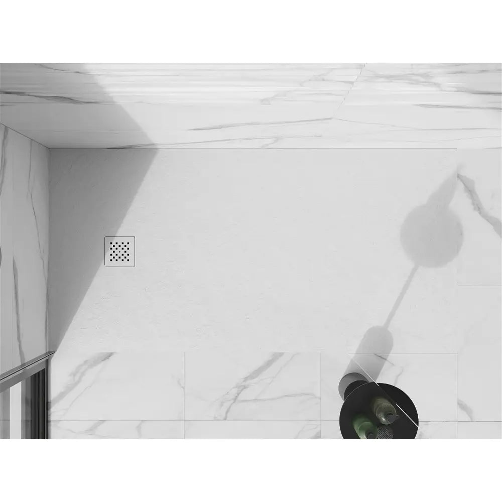Stone+ dusjkar 200x100 – overflatedetalj mineral kompositt