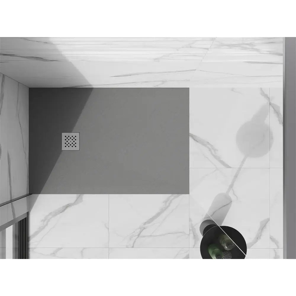 Stone+ dusjkar 120x80 – overflatedetalj mineral kompositt