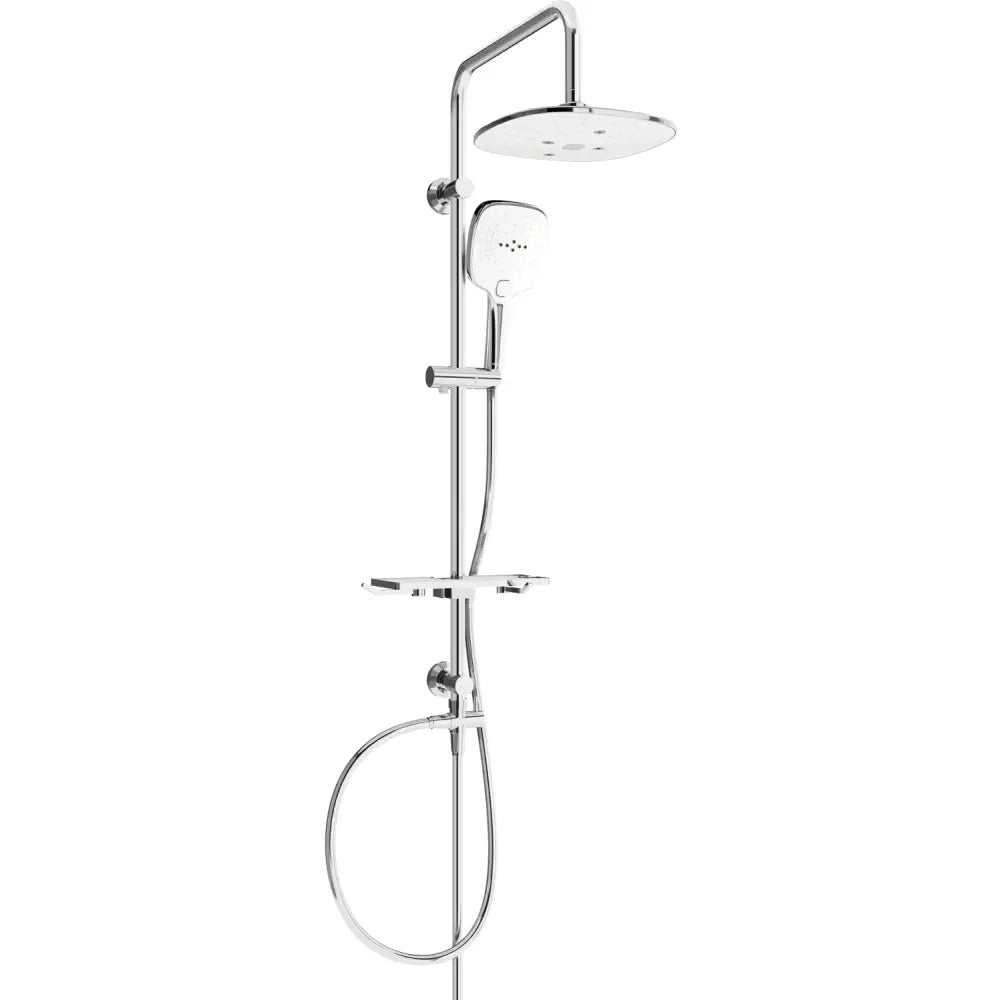 Dusjsett med Takdusj Krom/hvit S6