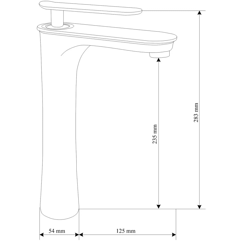 Trinity Høy Vaskbatteri Krom - 72610-