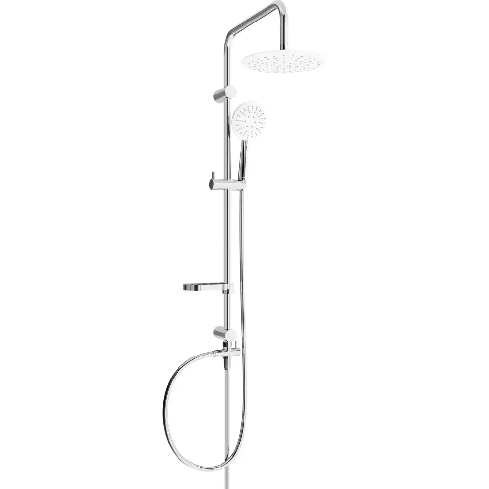 Dusjsett med Takdusj Krom/hvit S11