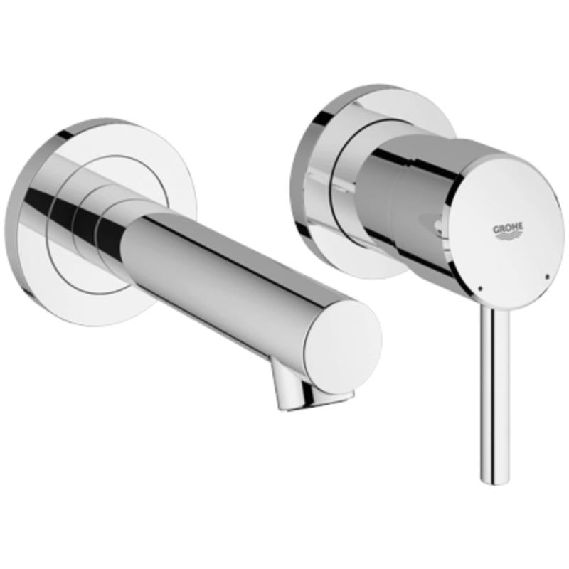 Servantbatteri med innbygging i krom - Grohe Concetto AquaGuide perlator