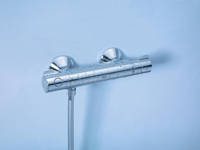 Montert termostat dusjbatteri krom Grohe Grohtherm 800