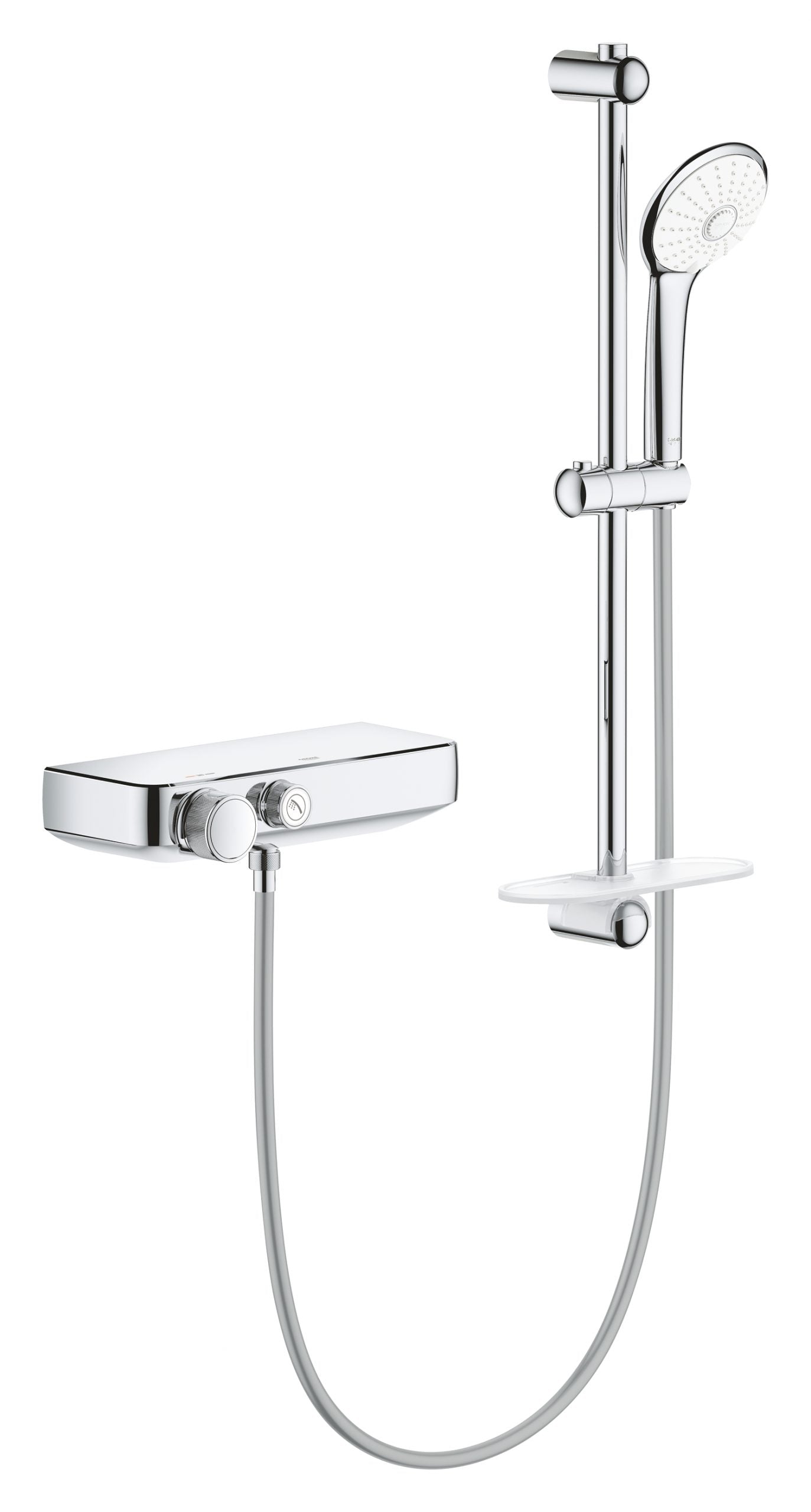 Termostat dusjsett krom Grohe Grohtherm SmartControl forfra