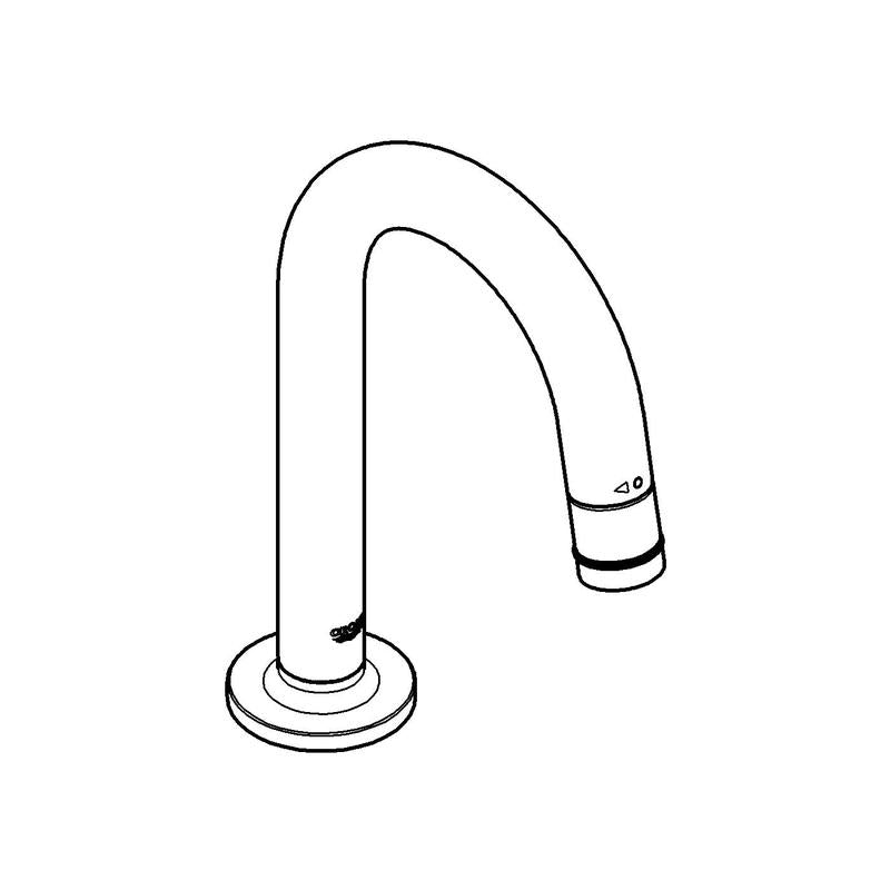 Universaltut krom Grohe Universal nærbilde av kromfinish