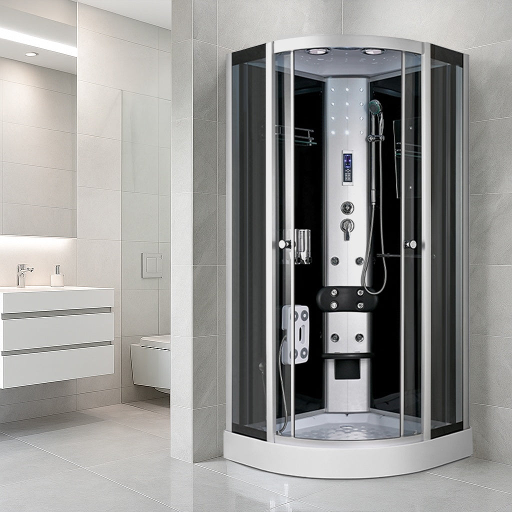 Hydrosan WSH7180 dusjkabinett  cm – innvendig med massasjedyser