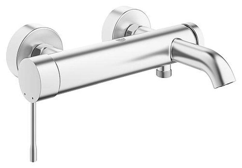 Detalj av keramisk SilkMove-hode på badekarbatteri Grohe Essence New
