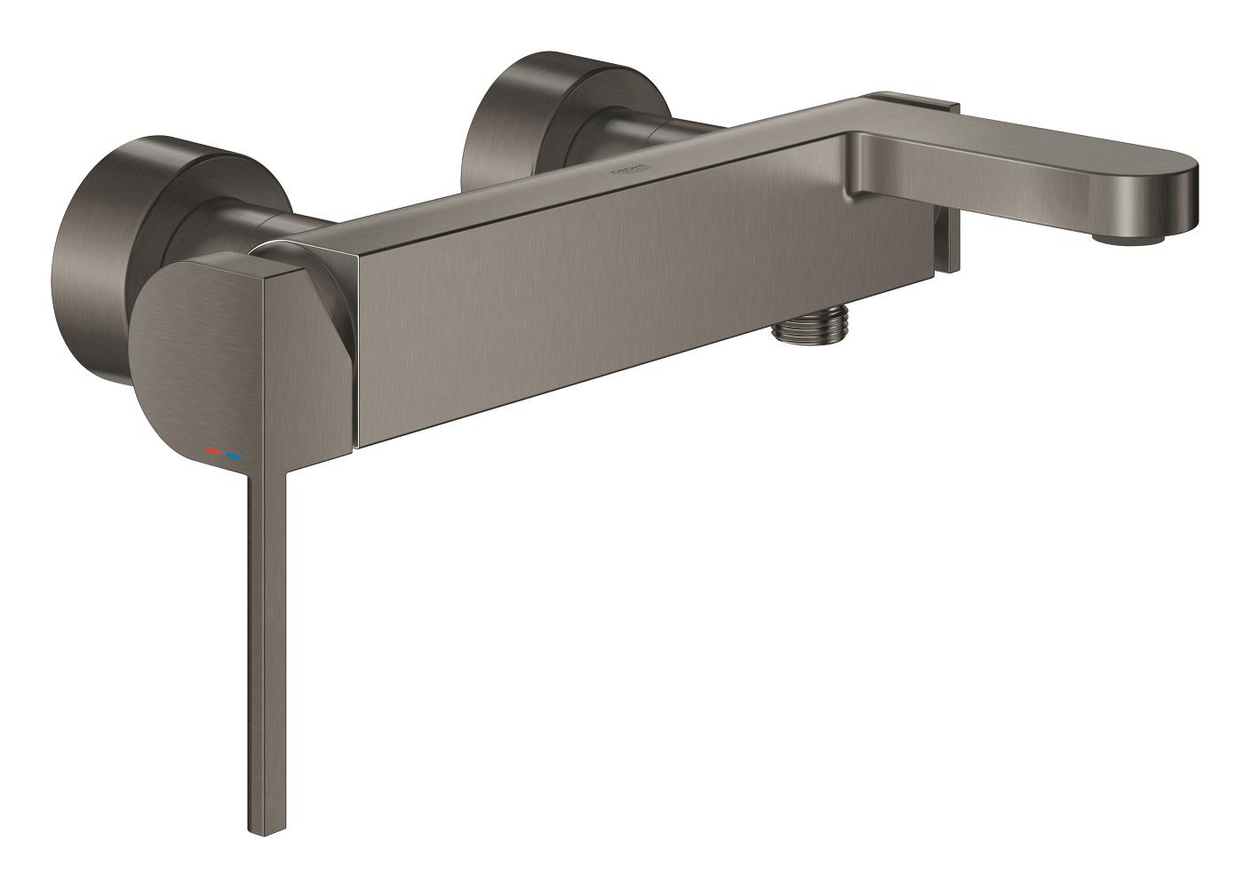 Badekarbatteri ettgreps brushed hard graphite Grohe Plus forside