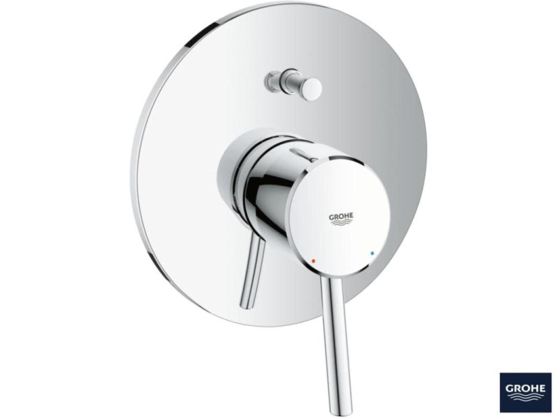 Badekarbatteri innbyggings krom Grohe Concetto bakside