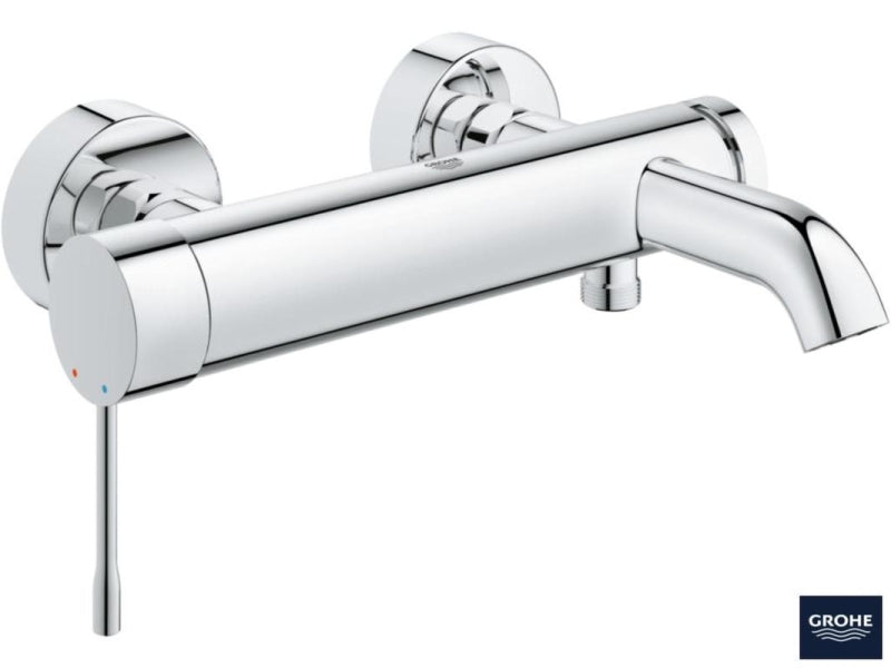 Badekarbatteri krom - Grohe Essence New bakside