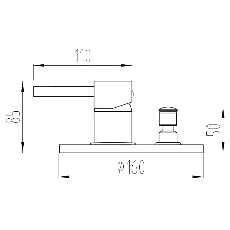 Badekarbatteri Krom S6