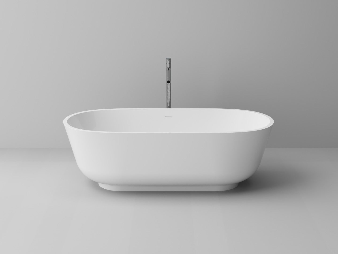 Badekarbatteri og servantbatteri børstet hard grafitt Grohe Atrio bakside