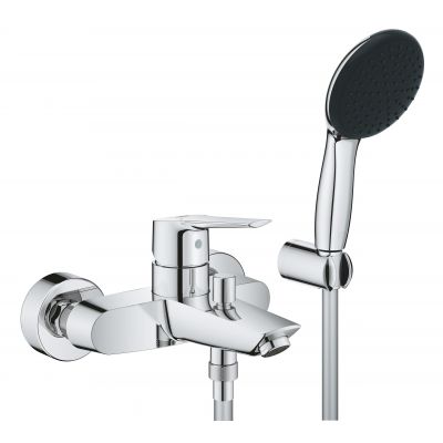 Badekarbatteri veggmontert krom Grohe Start forside