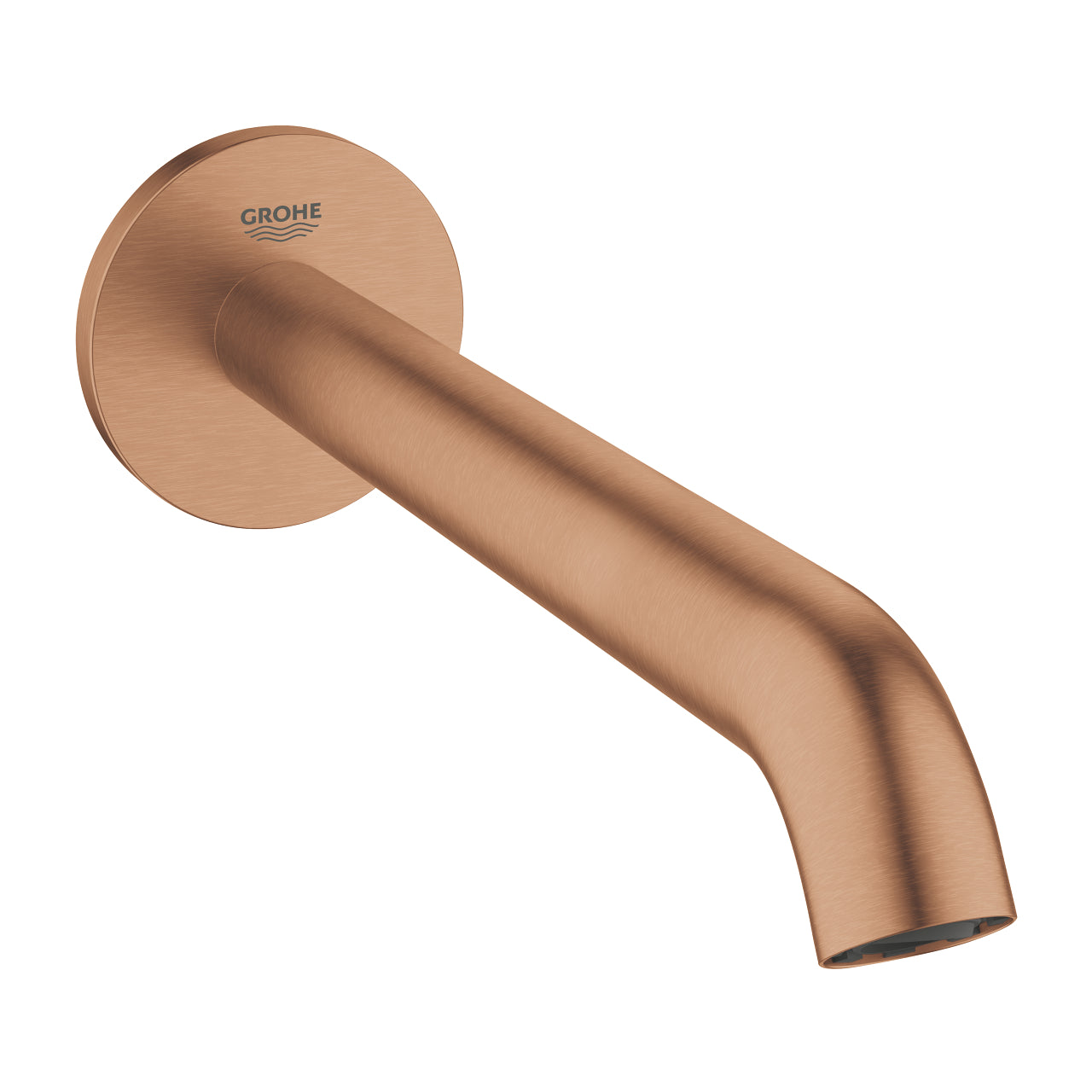 Badekarkran Brushed Warm Sunset fra Grohe Essence forfra