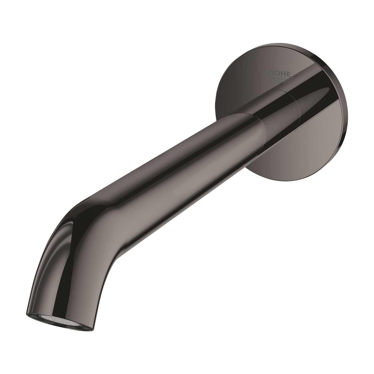 Badekarkran veggmontert hard graphite Grohe Essence bakside