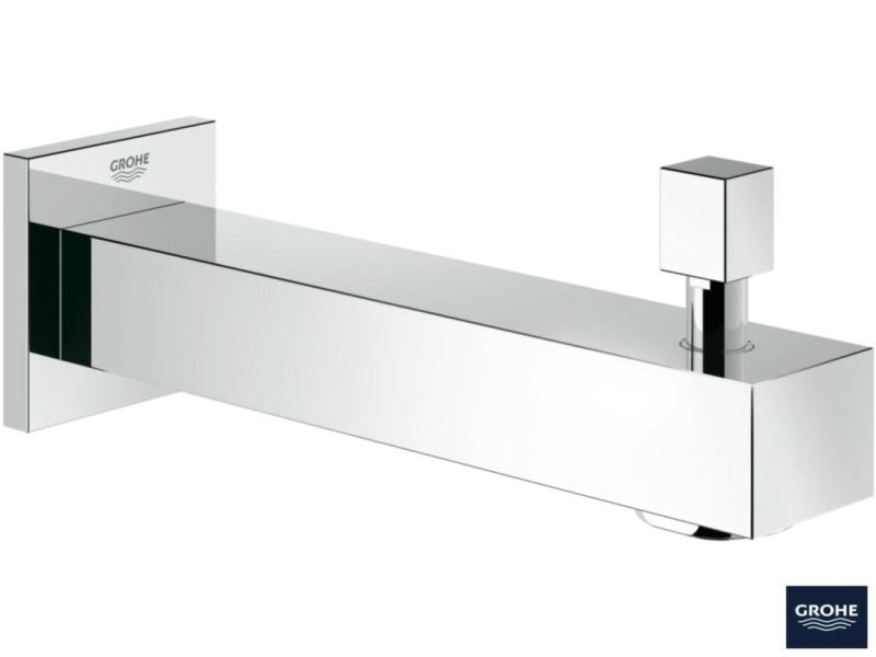 Veggmontert badekarbatteri i krom - Grohe Eurocube detalj