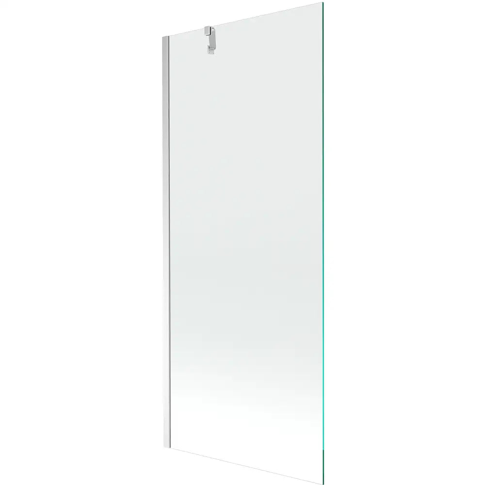 Badekarvegg 1-delt 80x150 Cm Transparent Krom