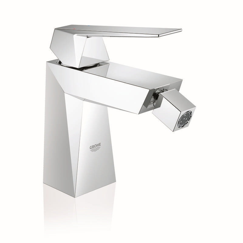 Montert bidetbatteri ettgreps krom Grohe Allure Brilliant på servant