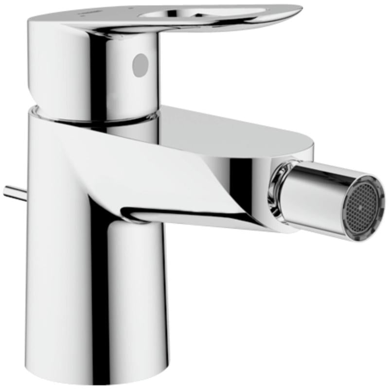 Sideprofil av bidetbatteri ettgreps krom - Grohe BauLoop