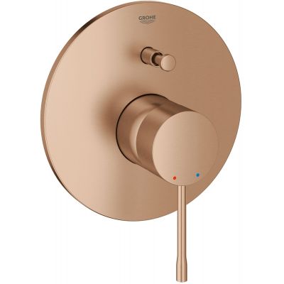 Dusjbatteri innbyggings Brushed Warm Sunset Grohe Essence forfra