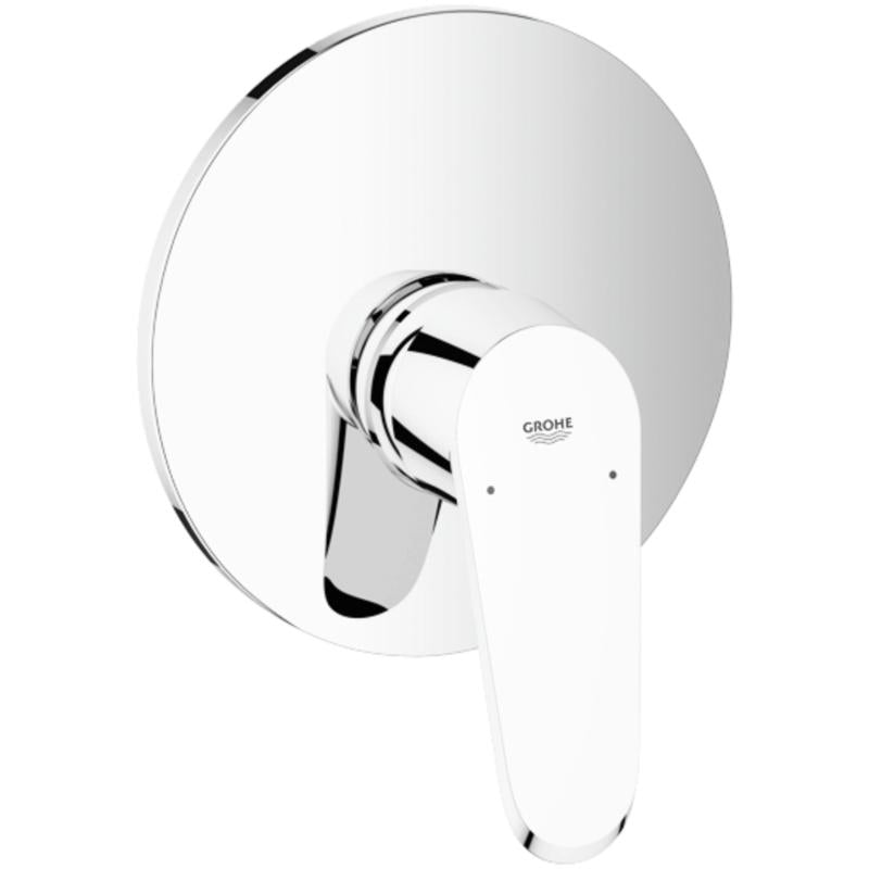 Oversikt over dusjbatteri innbyggings ettgreps krom Grohe Eurodisc Cosmopolitan
