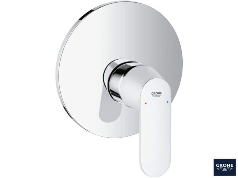 Dusjbatteri innbyggings krom Grohe Eurosmart Cosmopolitan detalj