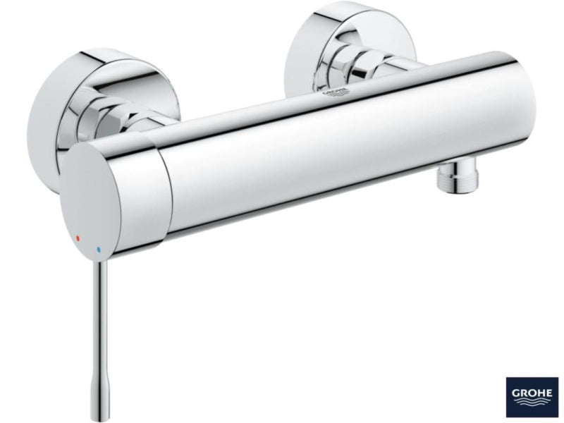Detalj av dusjbatteri krom Grohe Essence New
