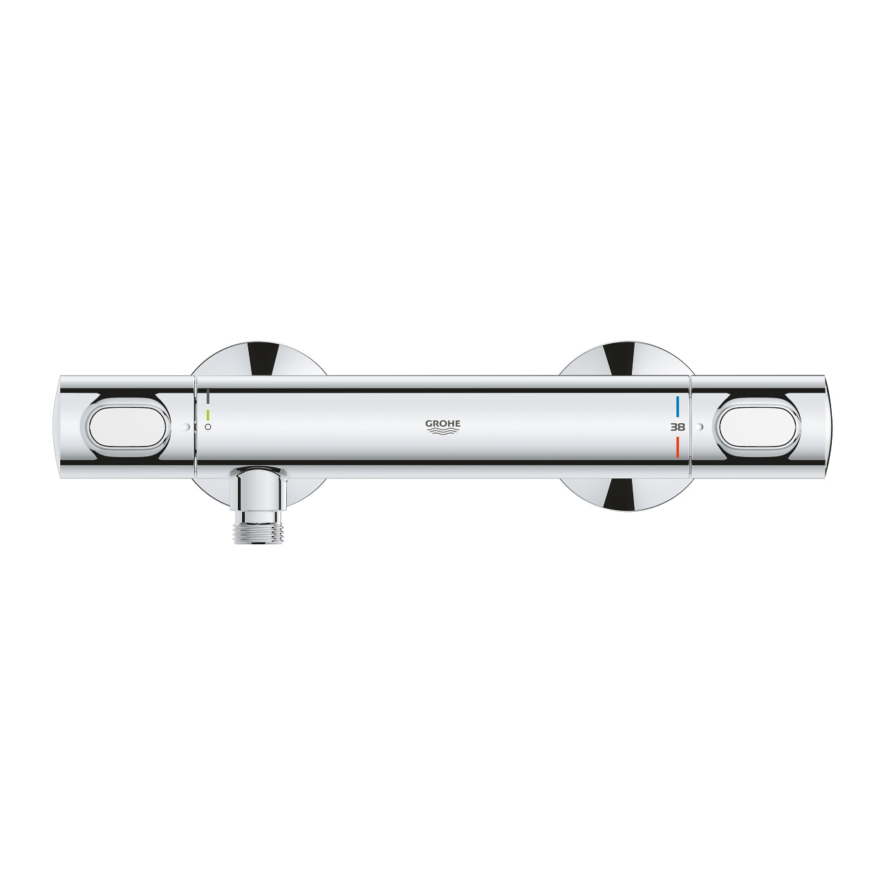 Dusjbatteri termostat krom Grohe Precision Flow bakside